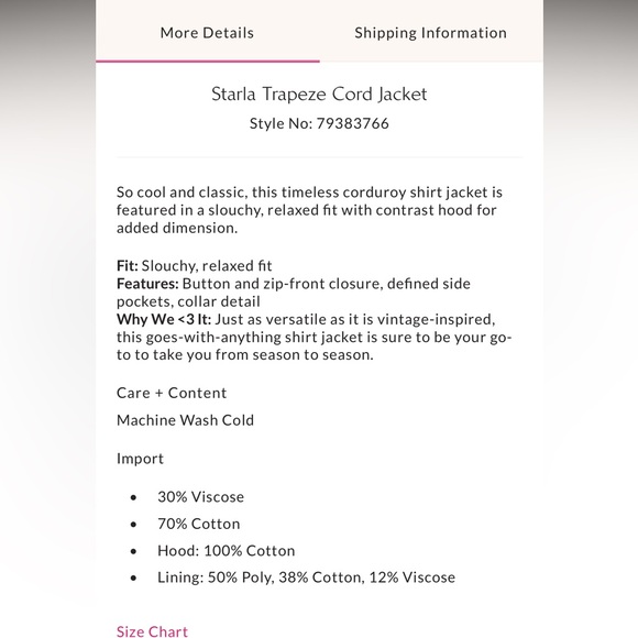 Free People Starla Trapeze Cord Jacket - Picture 10 of 11